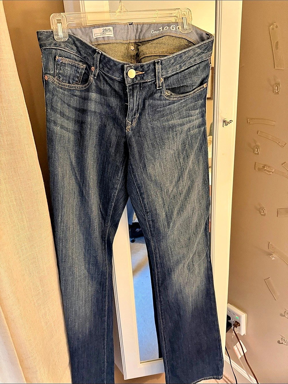 Gap 1969 Curvy Bootcut Jeans in Blue Waist 28/6